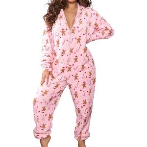 Fleece Hooded Christmas Onesie